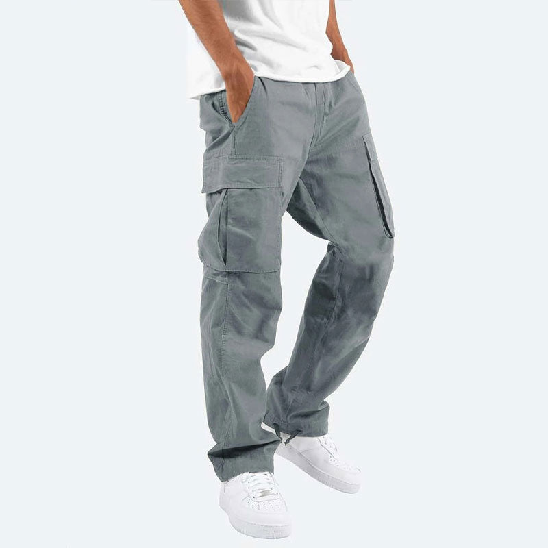 Multi-Pocket Casual Cargo Trousers