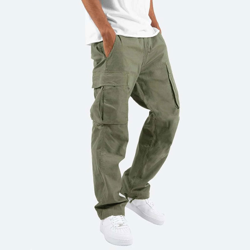 Multi-Pocket Casual Cargo Trousers