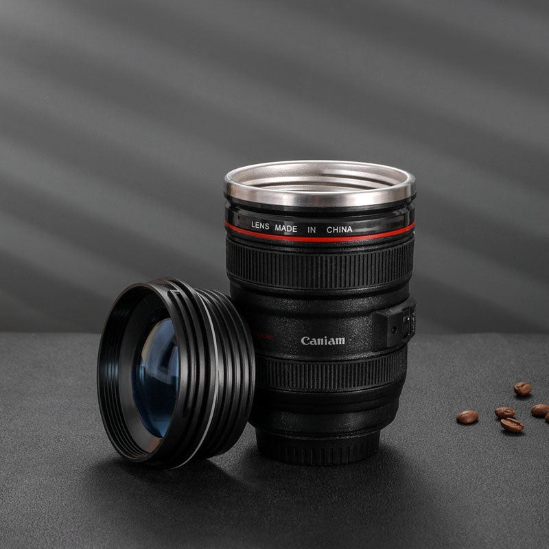 SLR Camera Lens Thermos Cup