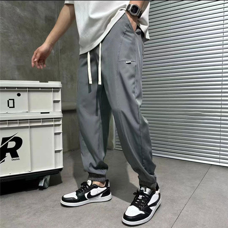 Men'S Ice Silk Casual Pants