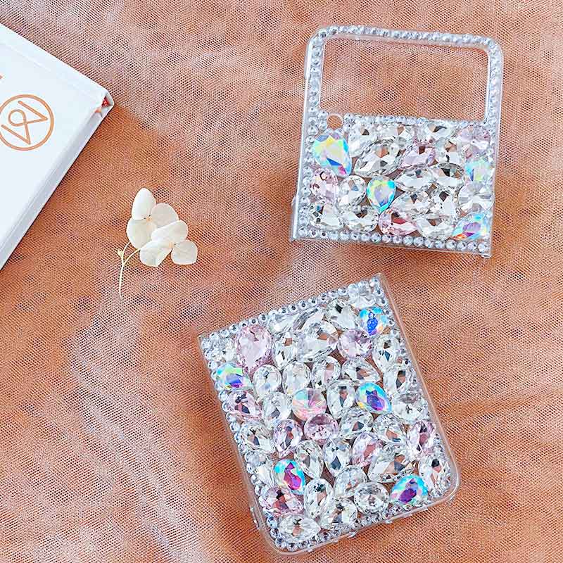 Rhinestone Folding Screen Phone Case