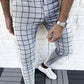 Men'S Plaid Casual Trousers