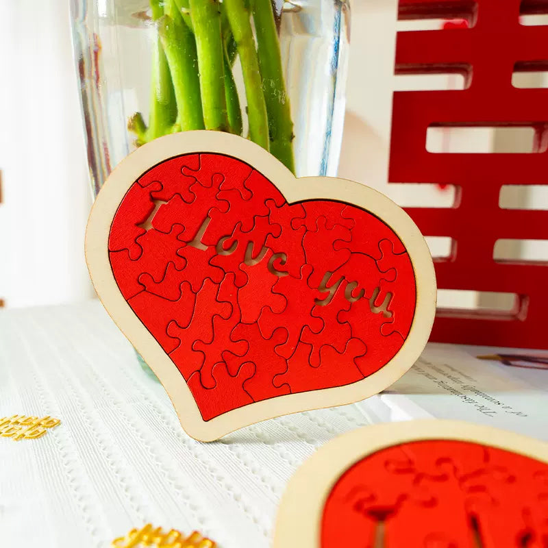 Wooden Heart Puzzle💖