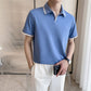 Mulberry Silk Men's V-Neck Polo Short Sleeve