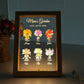 Personalized Birth Flower LED Light Photo Frame