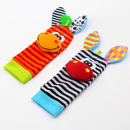 Baby Infant Rattle Socks Toys