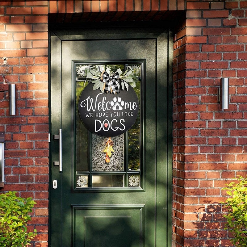 Wooden Welcome Sign