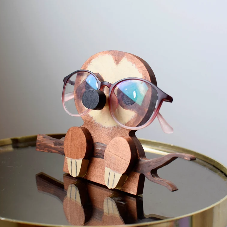 Cute Carey-Sloth Eyeglasses Stand,Gift For Mother