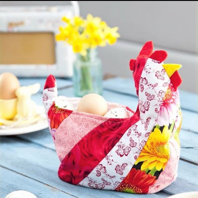 Cute Egg Basket Template Set