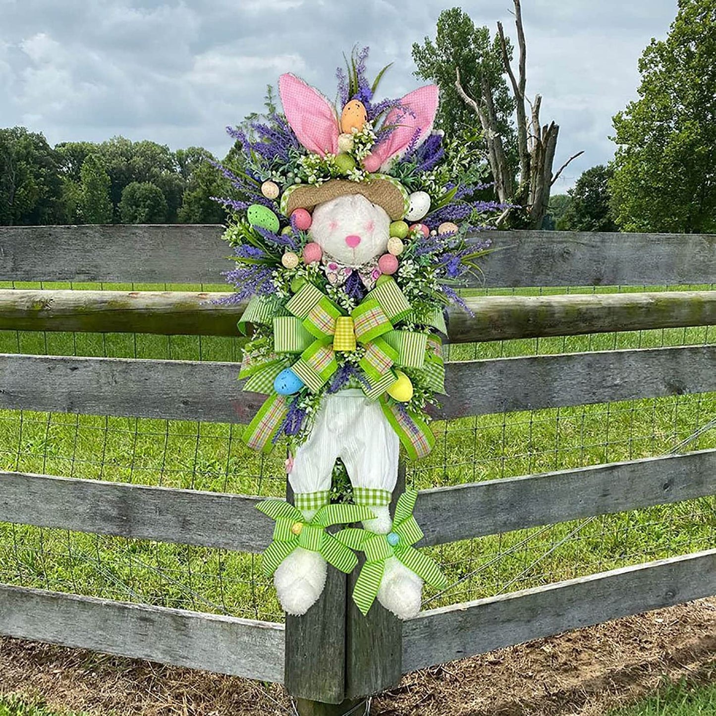 🐰💐2023 NEW EASTER BUNNY COLORFUL WREATH