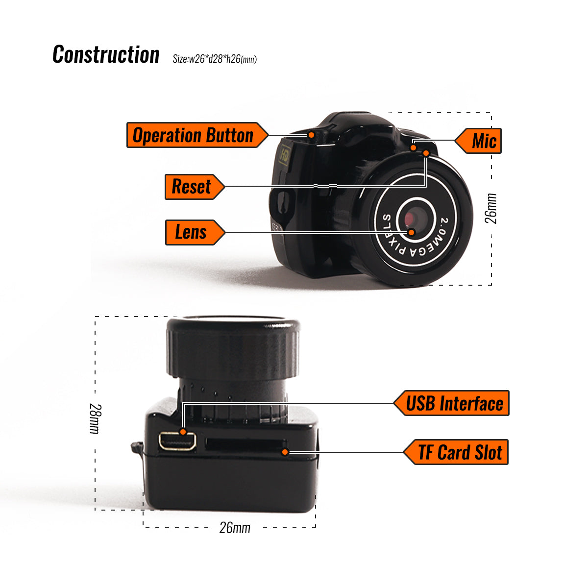 Mini-DV/DVR-Kamera