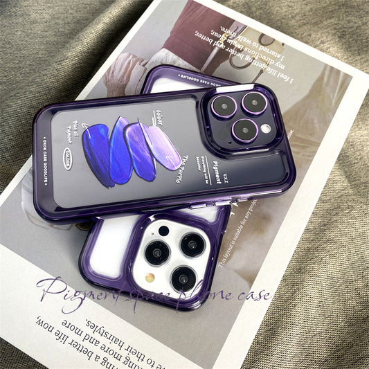 Creative Purple Pigment Space Phone Case