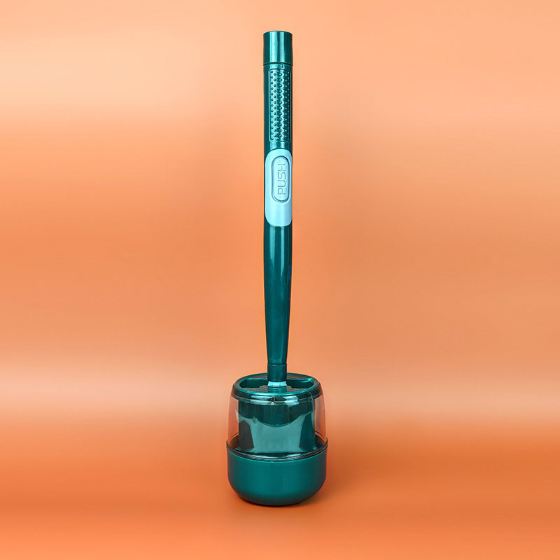 Perforation-free Hydraulic Toilet Brush with Long Handle