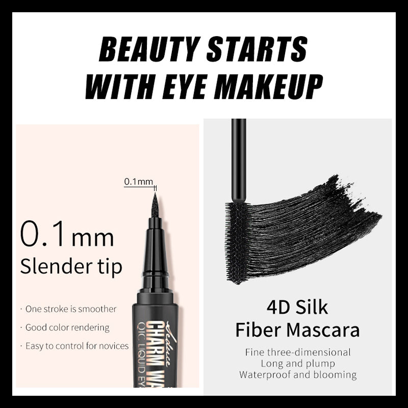 Volumizing Mascara + Eyeliner Set