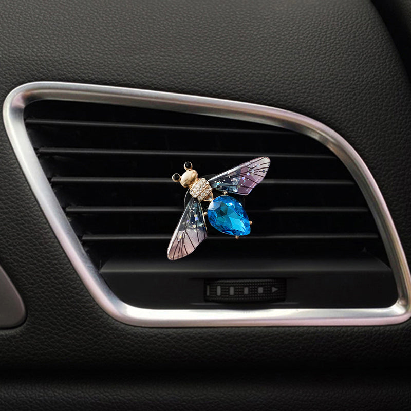 Exquisite Metal Butterfly Bee Dragonfly Car Perfume Clip