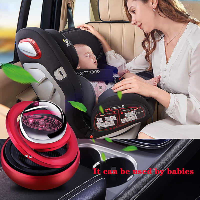 🌟Galaxy Rotating Solar Energy Car Air Freshener