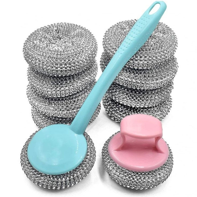 Stainless Steel Cleaning Ball with Handle