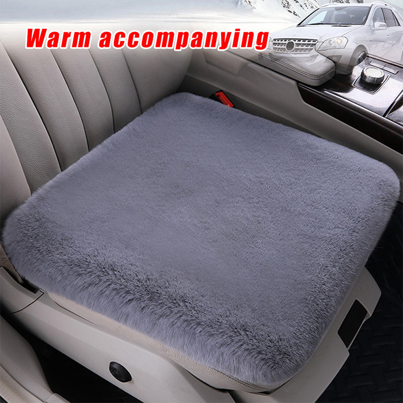 Car Seat Cover 3 Piece Universal Warm Fluffy Seat Cushion