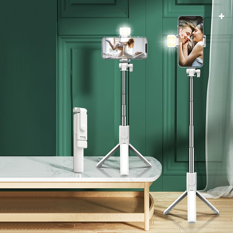 Selfie Stick Tripod With Fill Light