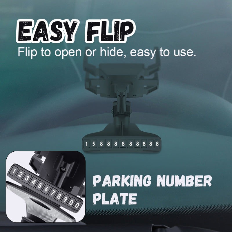 Hidden Number Plate Car Navigation Bracket