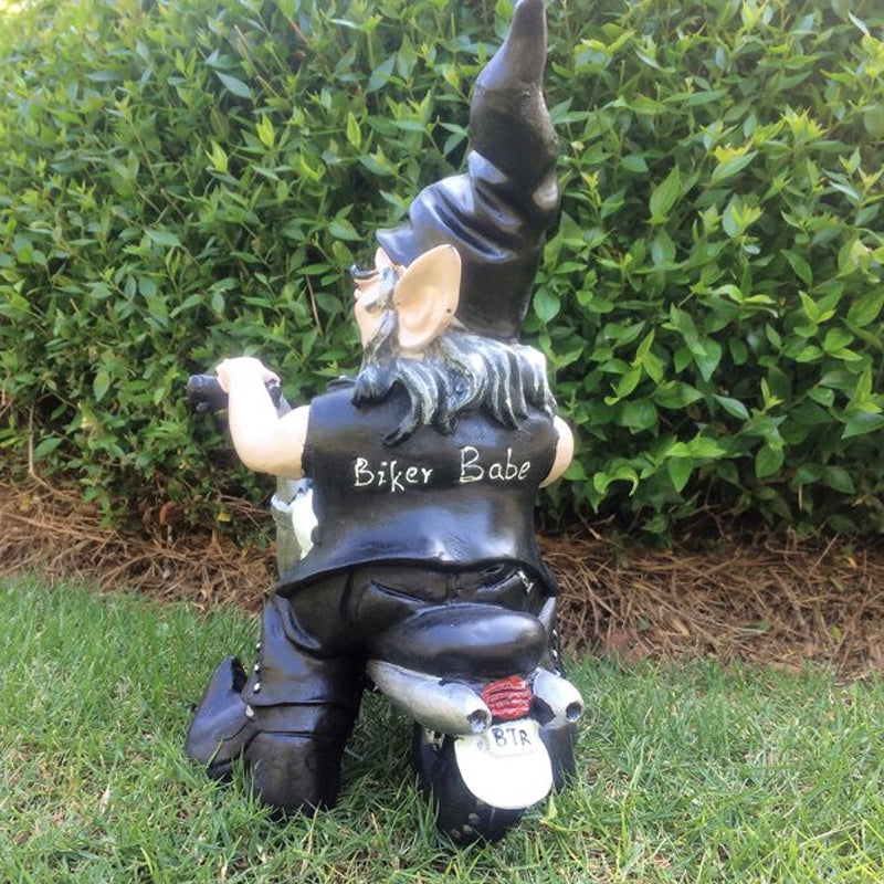 Gnomes Statue Motorcycle Bikers