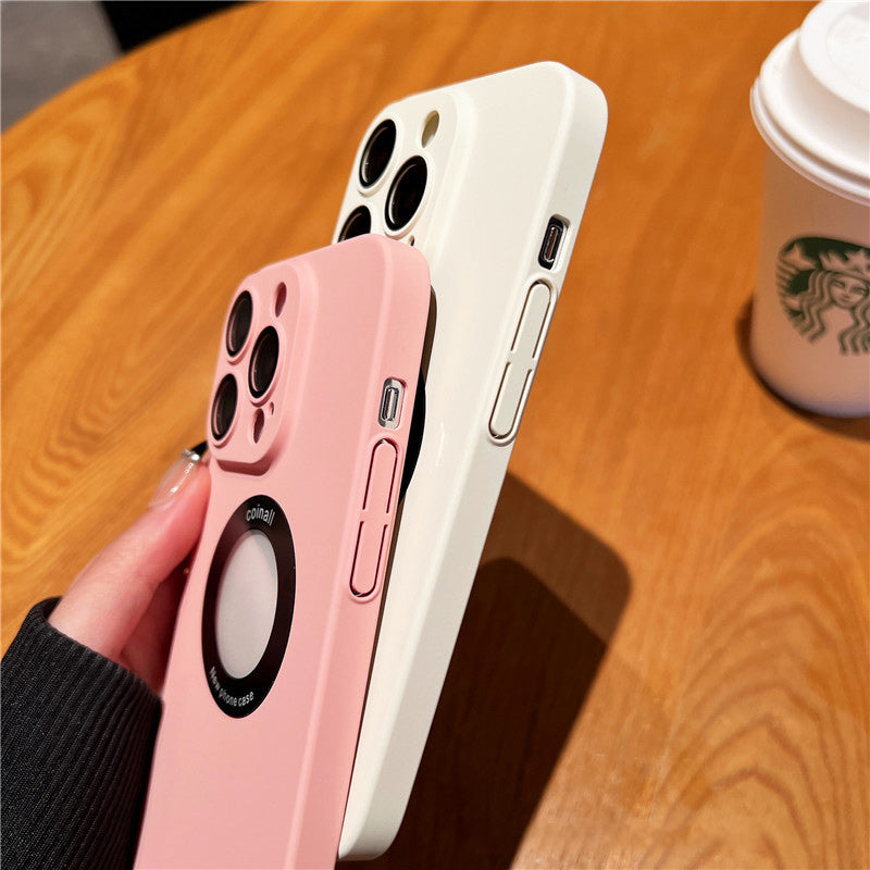 All-inclusive Solid Color Missing Label Mobile Phone Case