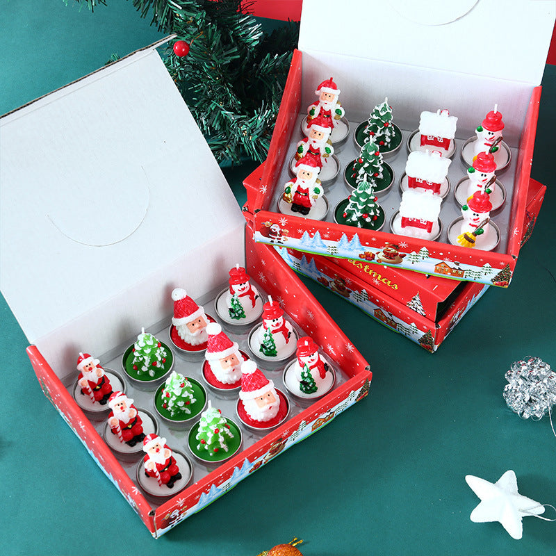 Christmas Candles 12 Gift Box Set