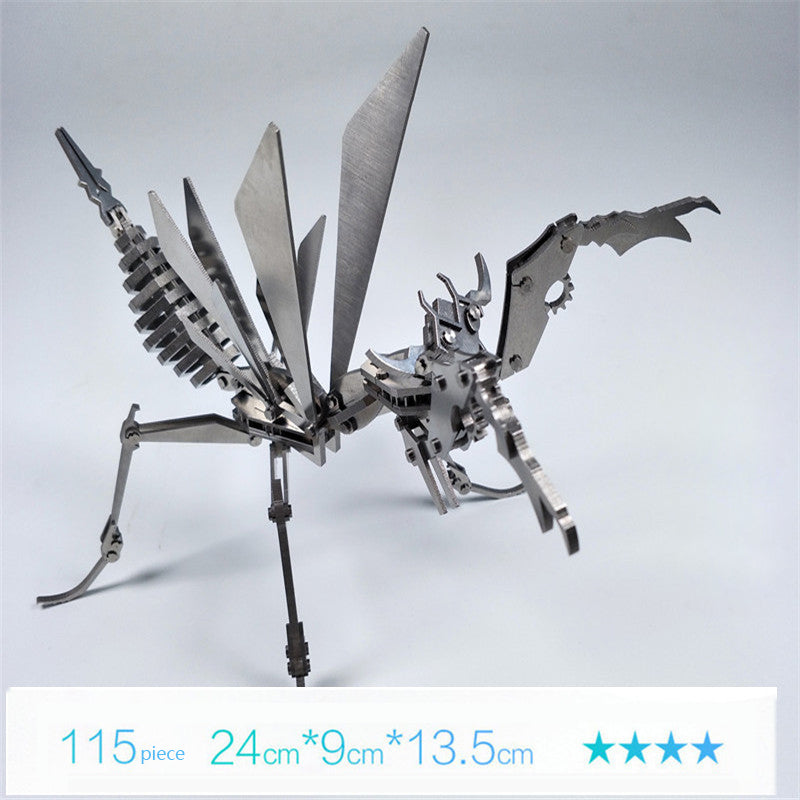 3D Metal Scorpion Puzzle Model