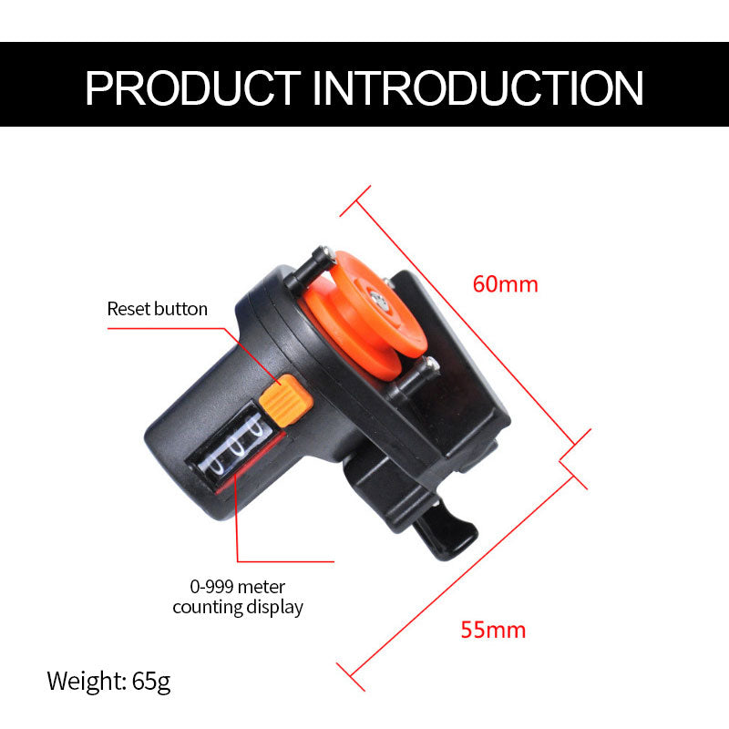 Fishing Line Meters Counter