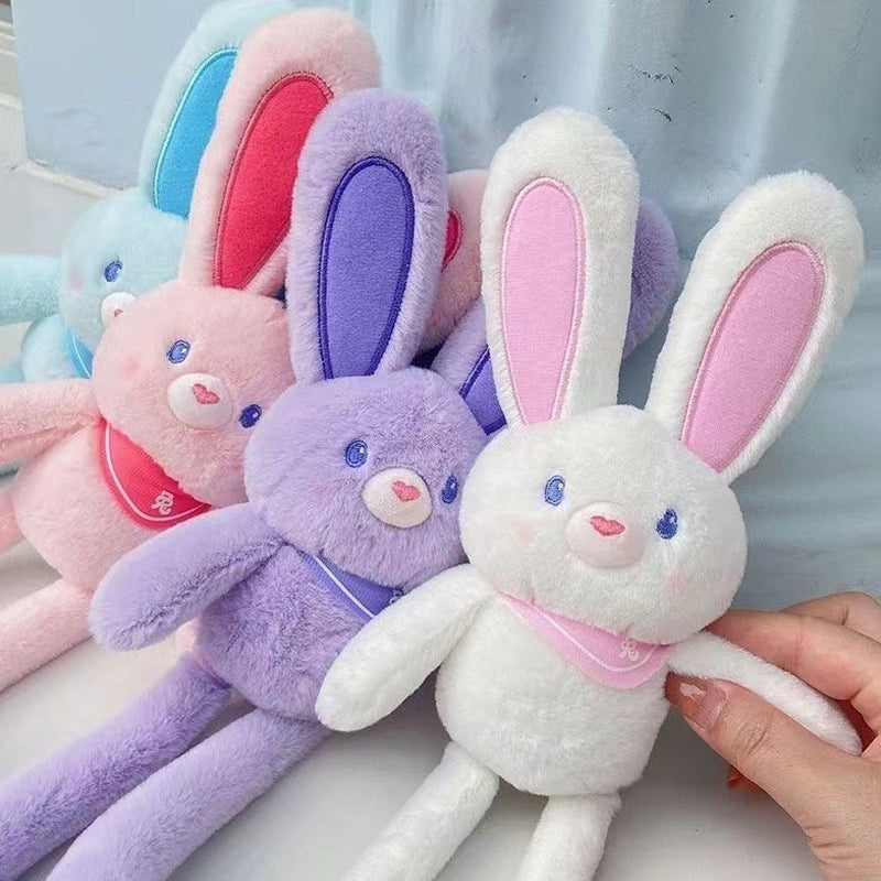 Fun Plush Rabbit with Pull Ears