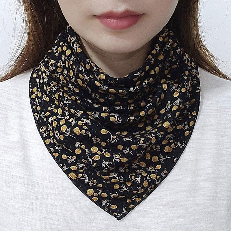 Women Versatile Neck Protection Windproof And Sun-proof Triangle Scarf