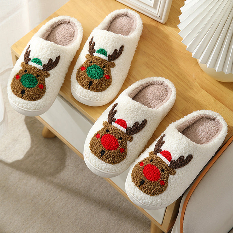 New Christmas Plush Cotton Shoes