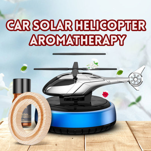 Car Solar Helicopter Aromatherapy