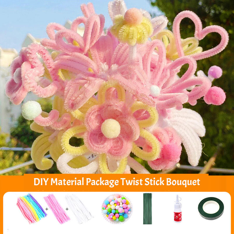 DIY Material Package Twist Stick Bouquet