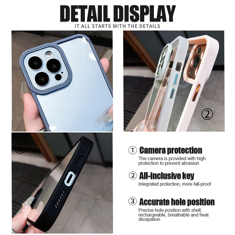 Clear Color Lens Protective Phone Case