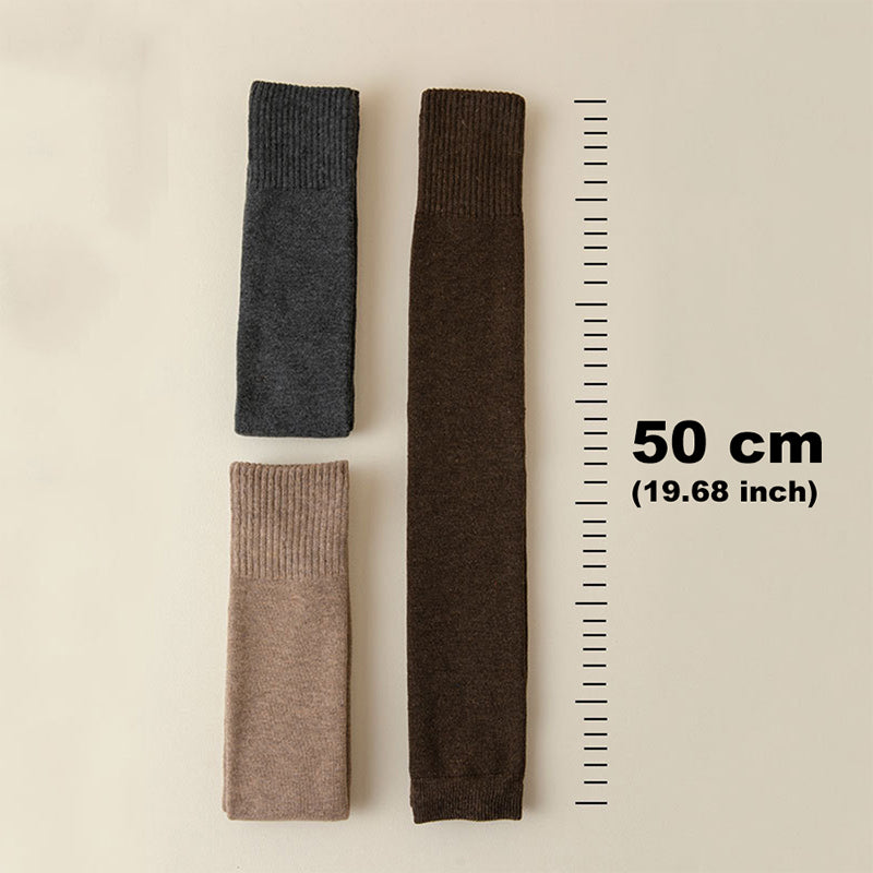 Winter Over Knee High Footless Socks for Women