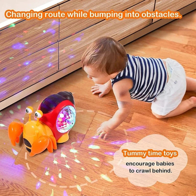 Music Light Educational Snail Toy