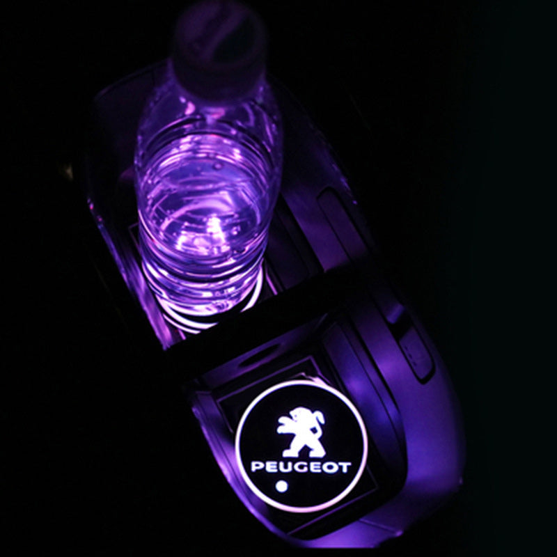 Car LED Cup Holder Lights