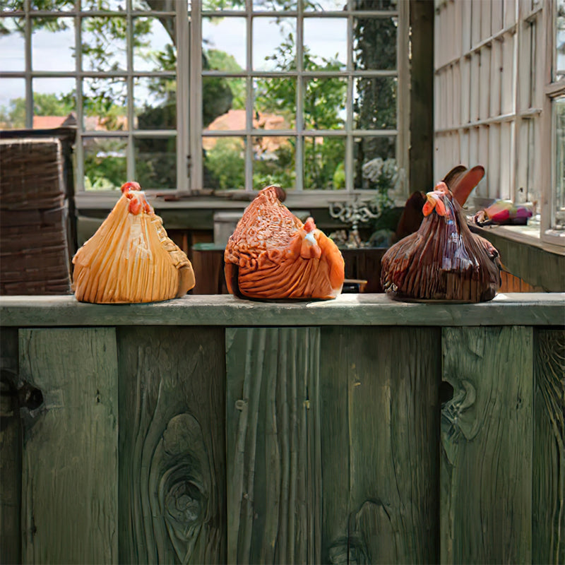 Hen Clamping Ladder Ornaments