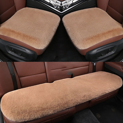 Winter Soft Warm Faux Rabbit Fur car seat Cushion