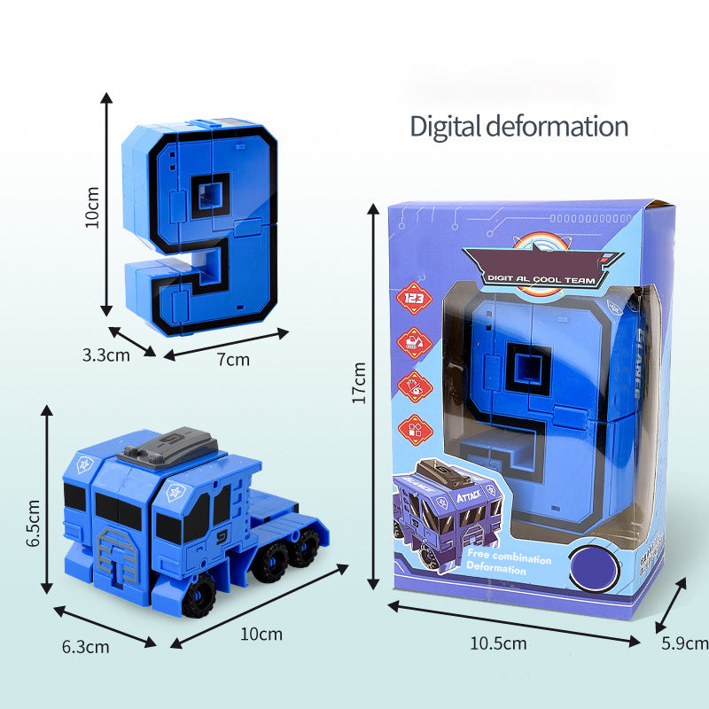 Children's Digital Transformation Robot Toy