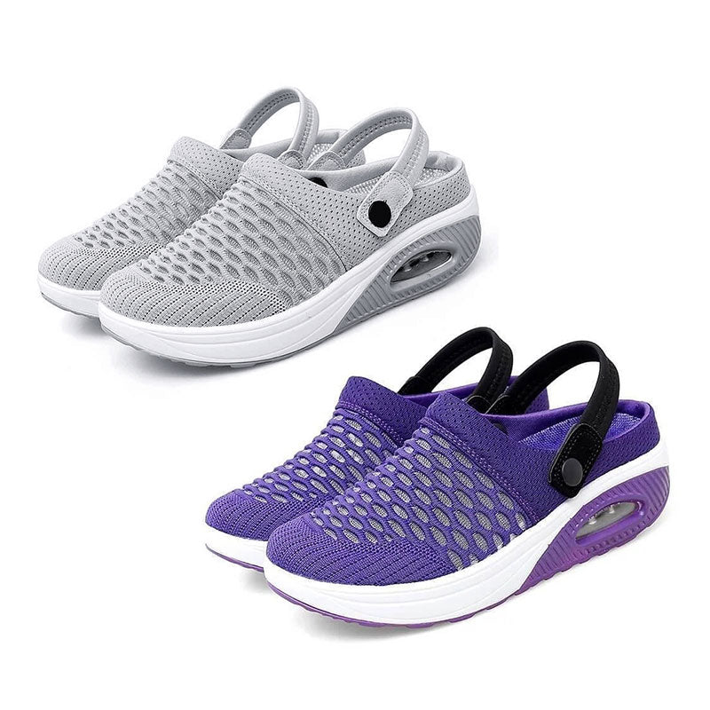 Women Walking Shoes Air Cushion Slip-On Shoes