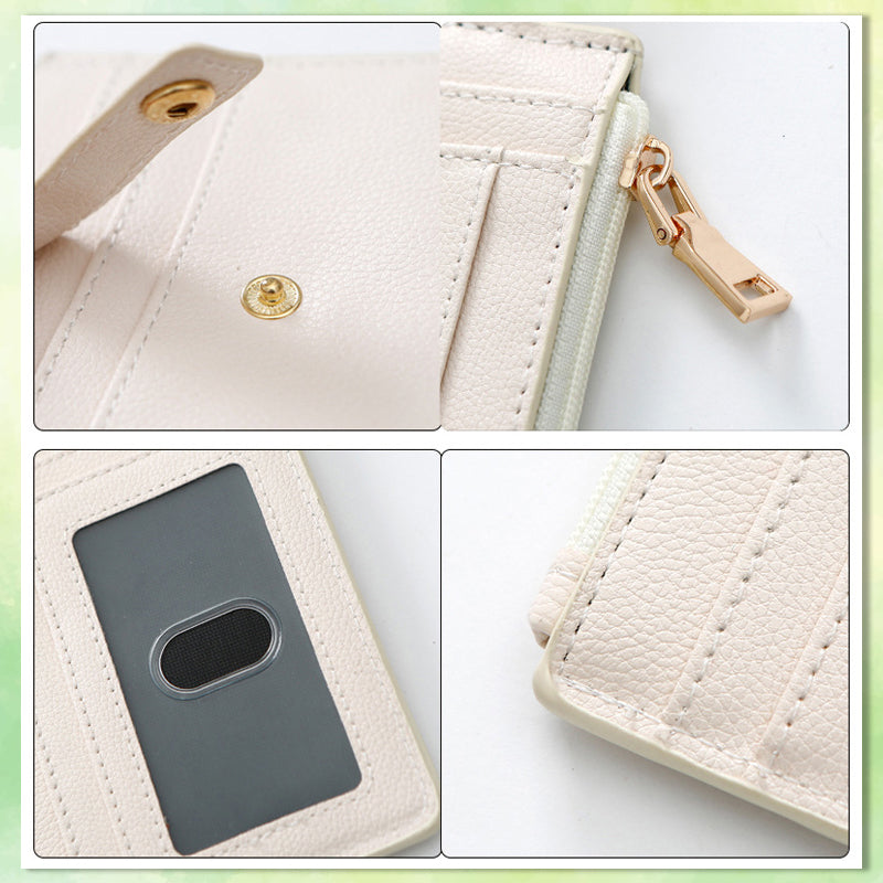 Leather Wrist Card Holder Keychain