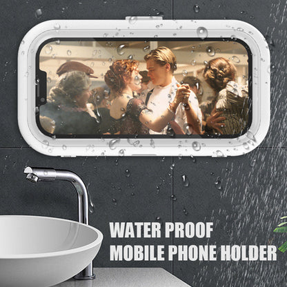 Hole-free Wall-mounted Waterproof Mobile Phone Holder