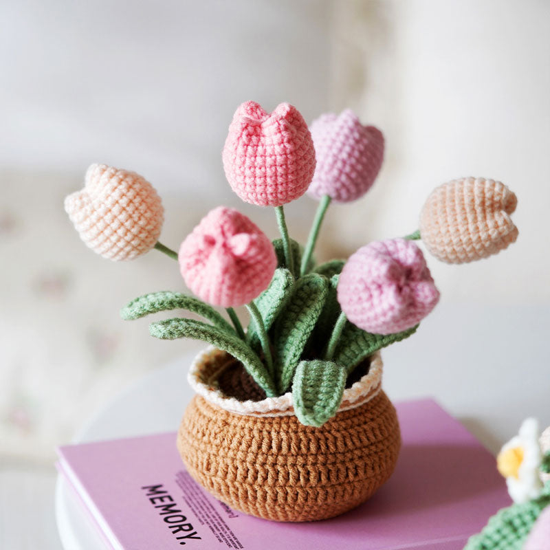 DIY Wool Big Potted Plant