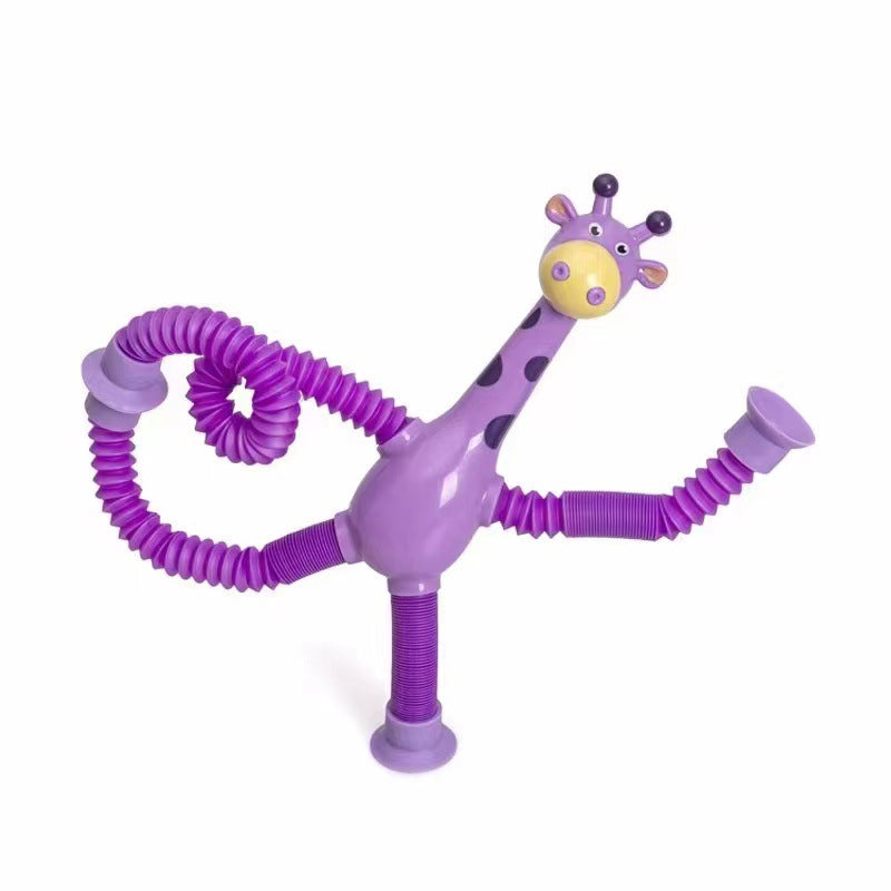 Stretch Tube Giraffe Educational Decompression Toy