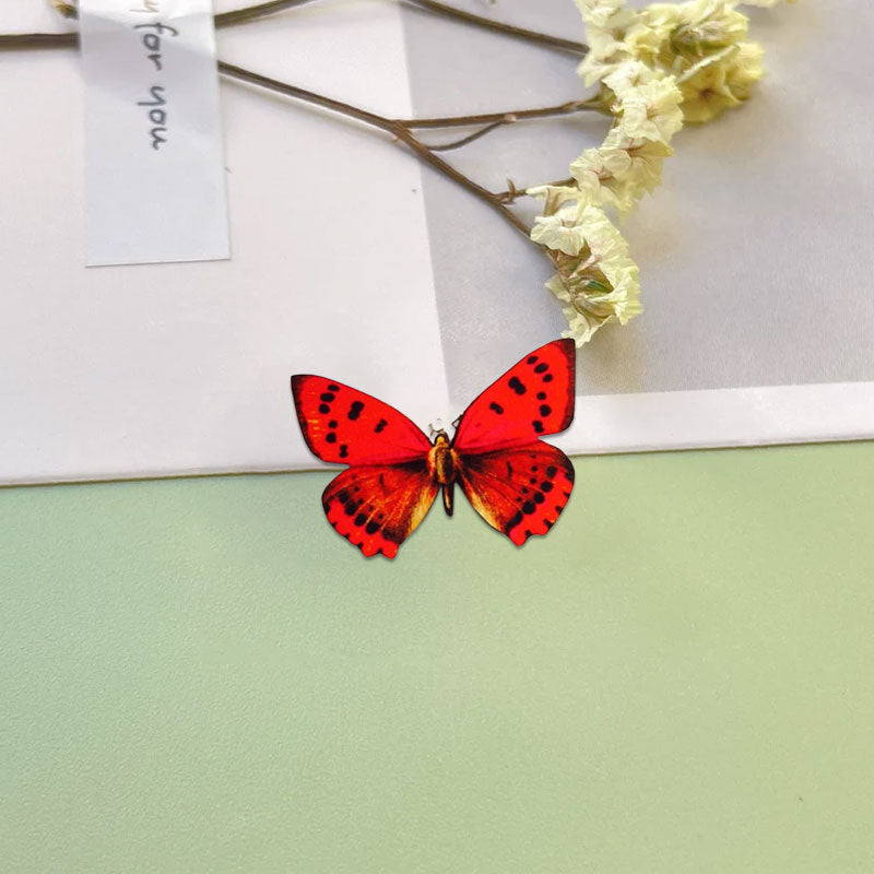 🦋Wooden Butterfly Brooch