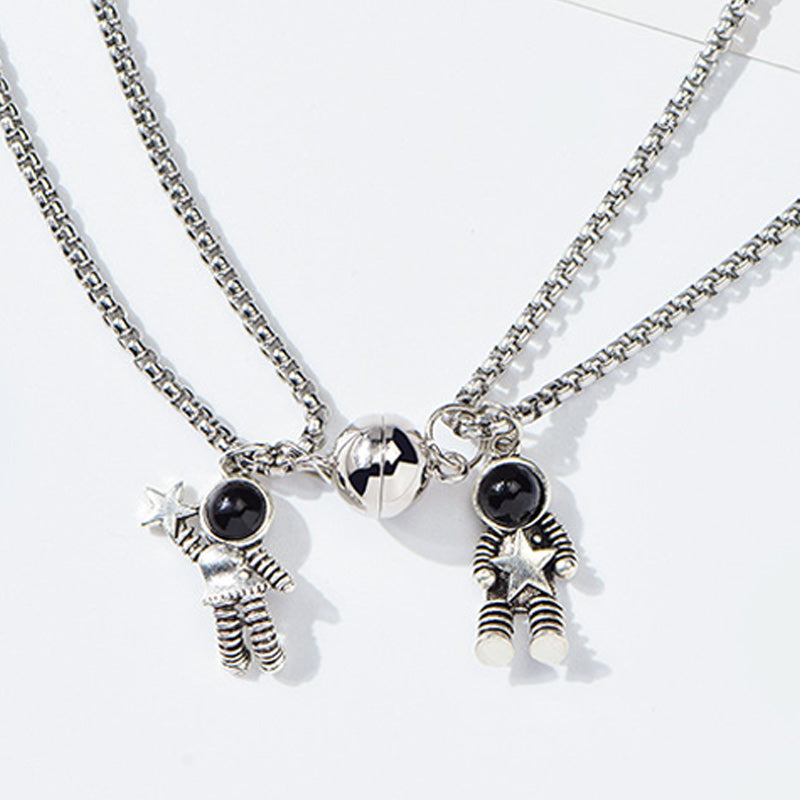 Astronaut Magnetic Necklace