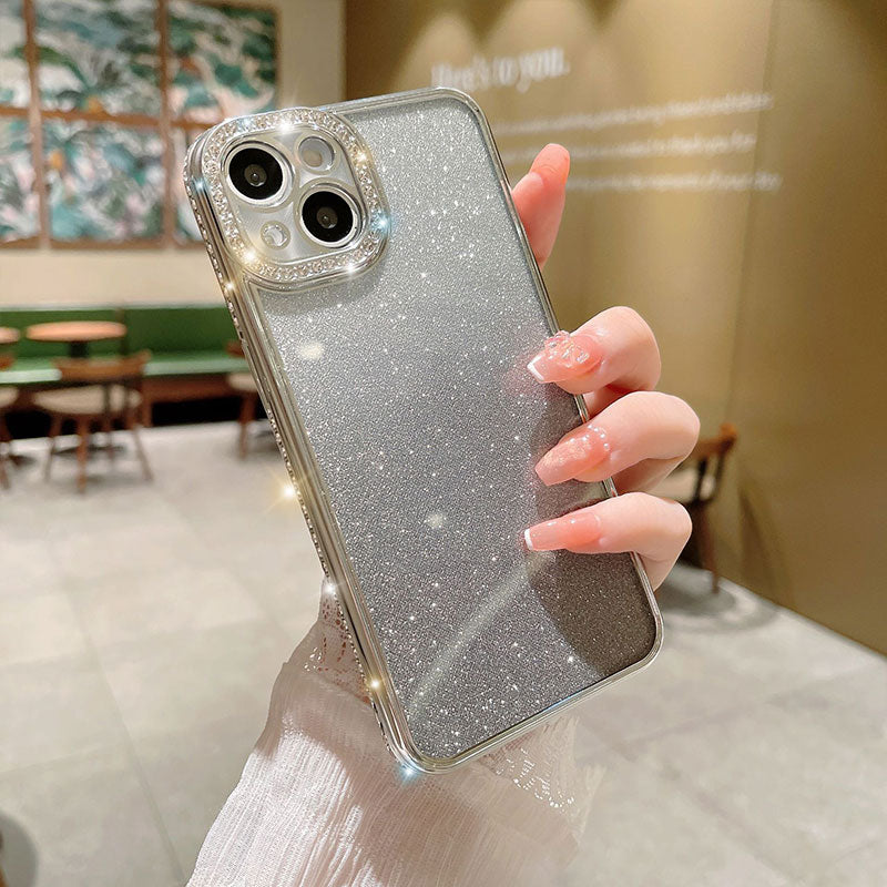 Gradient Glitter Transparent Phone Case