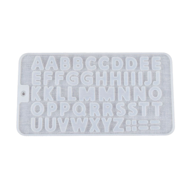 Silicone Alphanumeric Mold